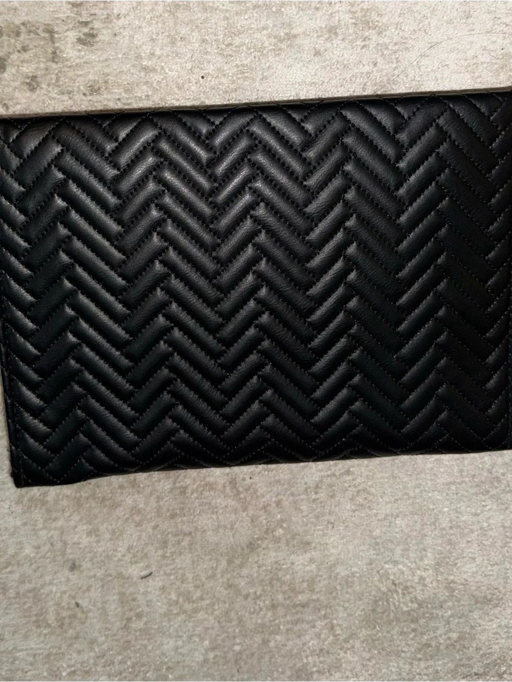 Mossimo Supply Co. Black Quilted Envelope Clutch